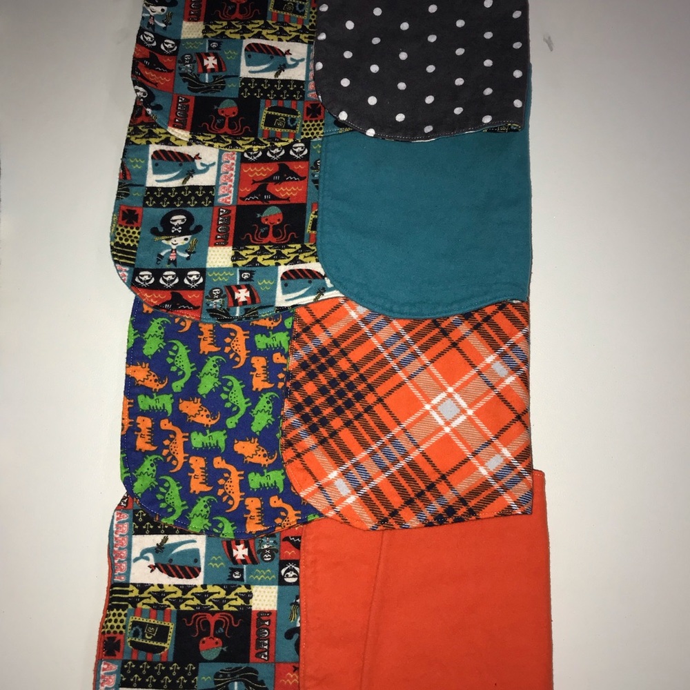 Homemade Flannel Burp Rags - Picture 2 of 5